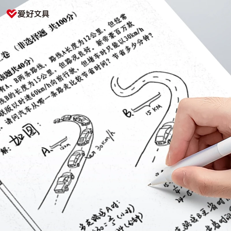 0.5mm液体インクペンリフィルゲルインクペンリフィル、滑らかな書き心地ジャーナリング用