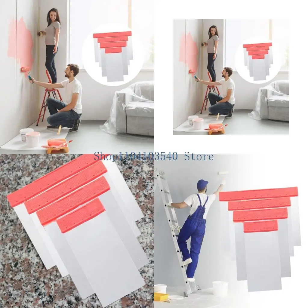 

02DC Car Body Filler Spreaders Body Fillers Reusable Stainless Steel Spreader Tool