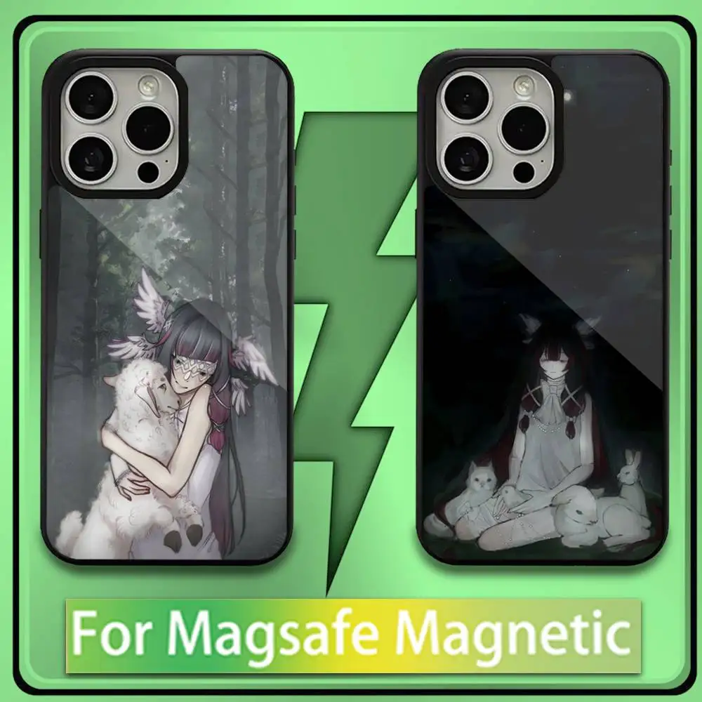 

G-Genshin Impact Columbina Phone Case For iPhone17,16,15,14,13,12,11,Plus,Pro,Max,Mini Soft Magesafe Magnetic Wireless Charge