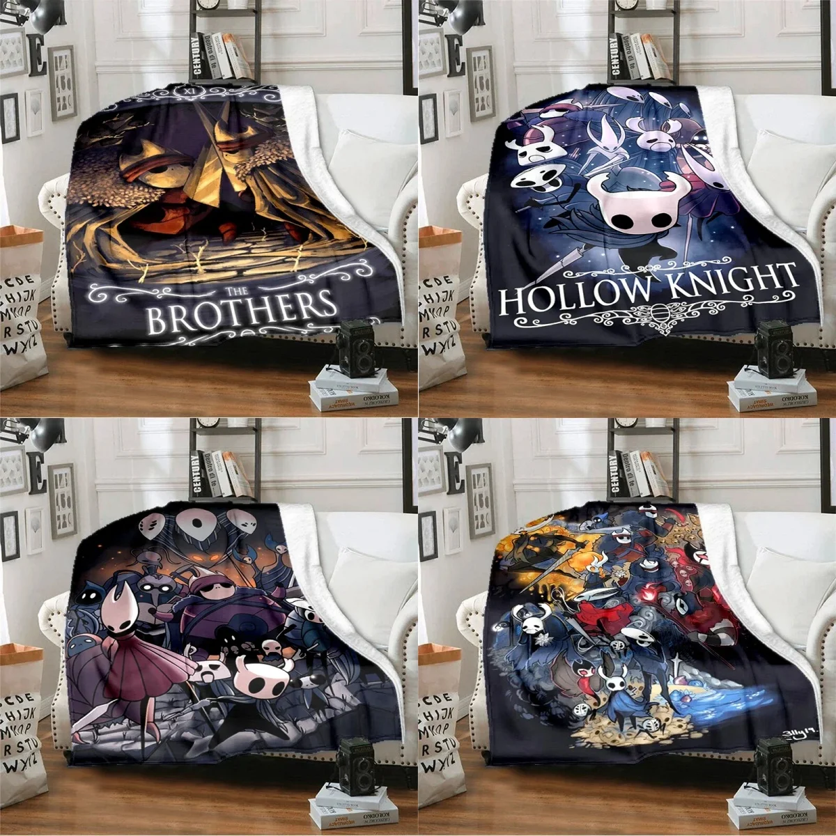 Cartoon Game Hollow-Knight Flannel Blanket 3D Printed Blanket For Home Camping Sofa Nap Leisure Blankets Gifts For Kid Birthday