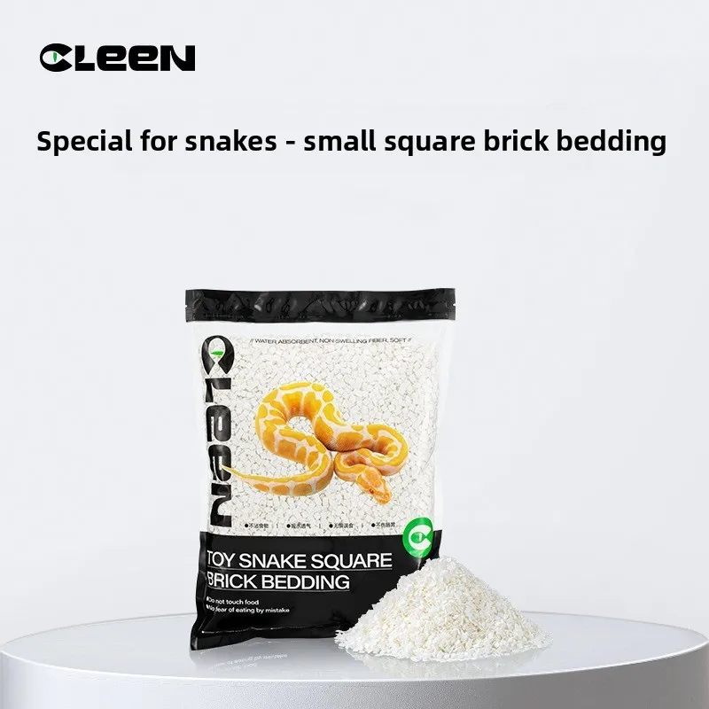 

CLEEN Tofu Pellet Snake Bedding-Super Absorbent Paper Fiber Litter,Dust-Free Substrate for Snake Tank,Aspen Shavings Alternative