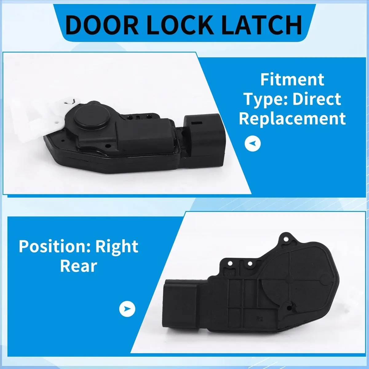 #02O (Black)Right Rear Central Contro Door Lock Motor Latch Motor for LIFAN X60,Automotive Parts & Accessories