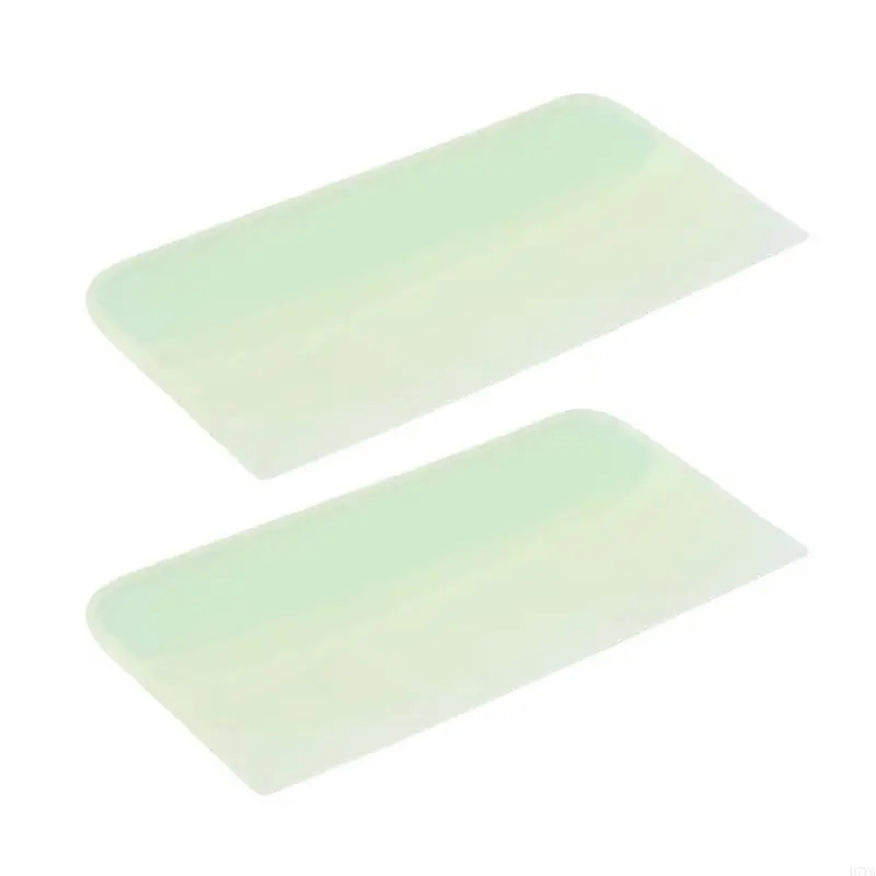 Wrap Installation Scraper Set with Soft PU Film Squeegees, 2 Piece Rounded Corner Tools for Water Removal, Bubble Smoothing D7YA
