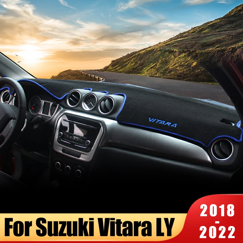 For Suzuki Vitara LY Hybrid 2015 2016-2020 2021 2022 Car Dashboard Cover Mat Sun Shade Pad Instrume Panel Carpets Accessories