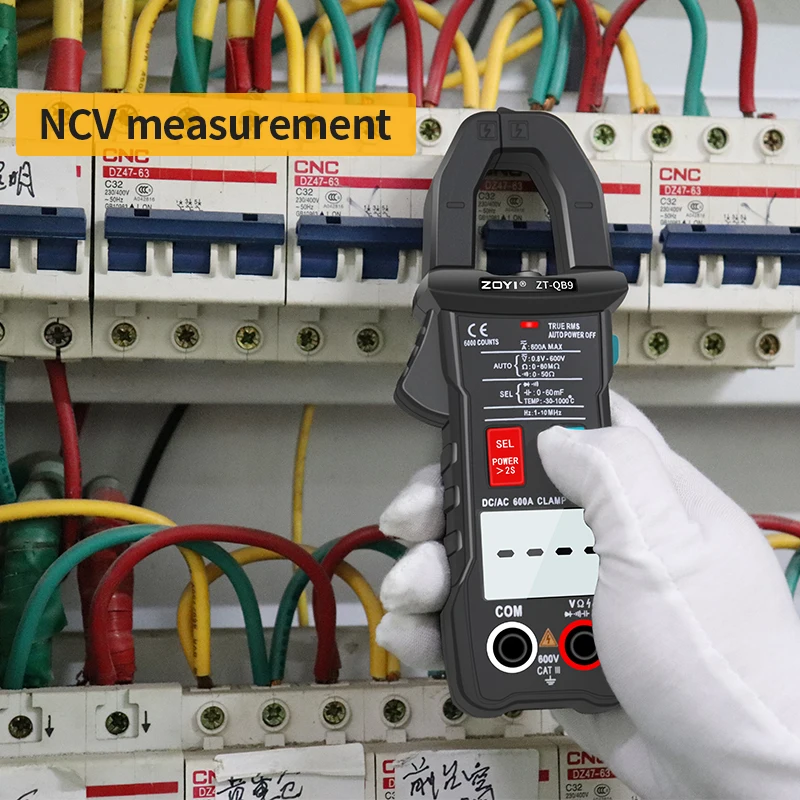 Imagem -06 - Digital Bluetooth Multímetro Grampo Meter 6000 Contagem True Rms dc ac Tester Tensão hz Atual Capacitância Ohm Zoyi-zt5bq