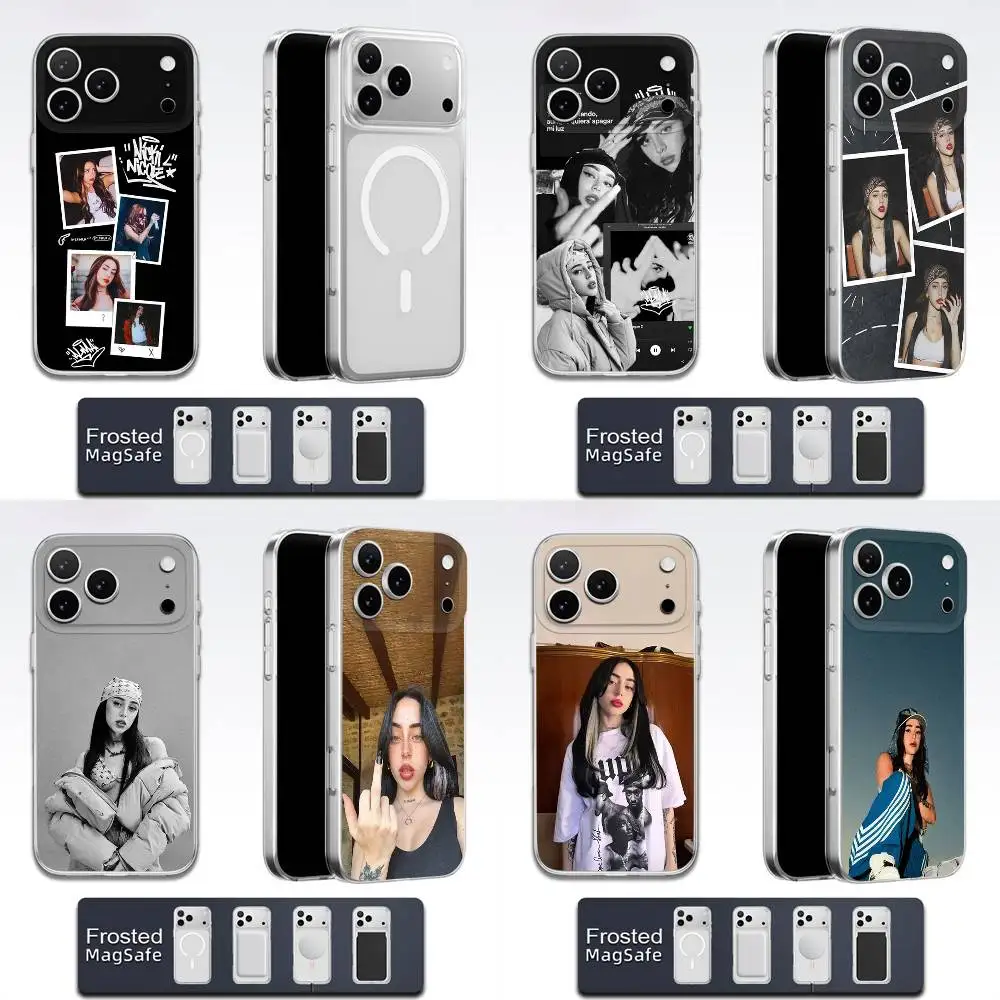 

Phone Case For iPhone 17,16,15,14,13,12,11,Pro,Max,Plus,E,Air,Mini Magsafe Transparent N-Nicki Nicole TPU Cover