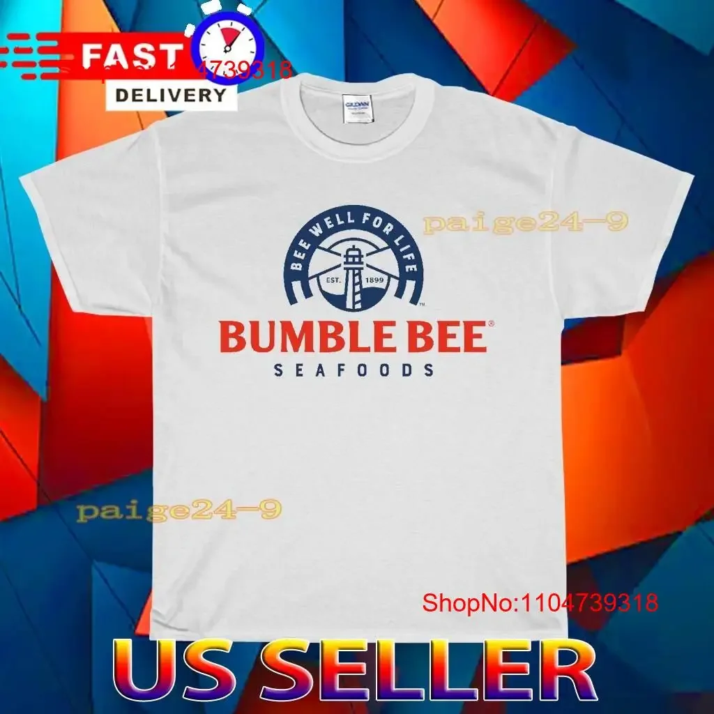 قميص جديد بامبل بي أطعمة بحرية شعار T مضحك الولايات المتحدة الأمريكية للجنسين تي شيرت حجم S 5XL خمر غسلها للارتداء اليومي أنيق امتدت #1