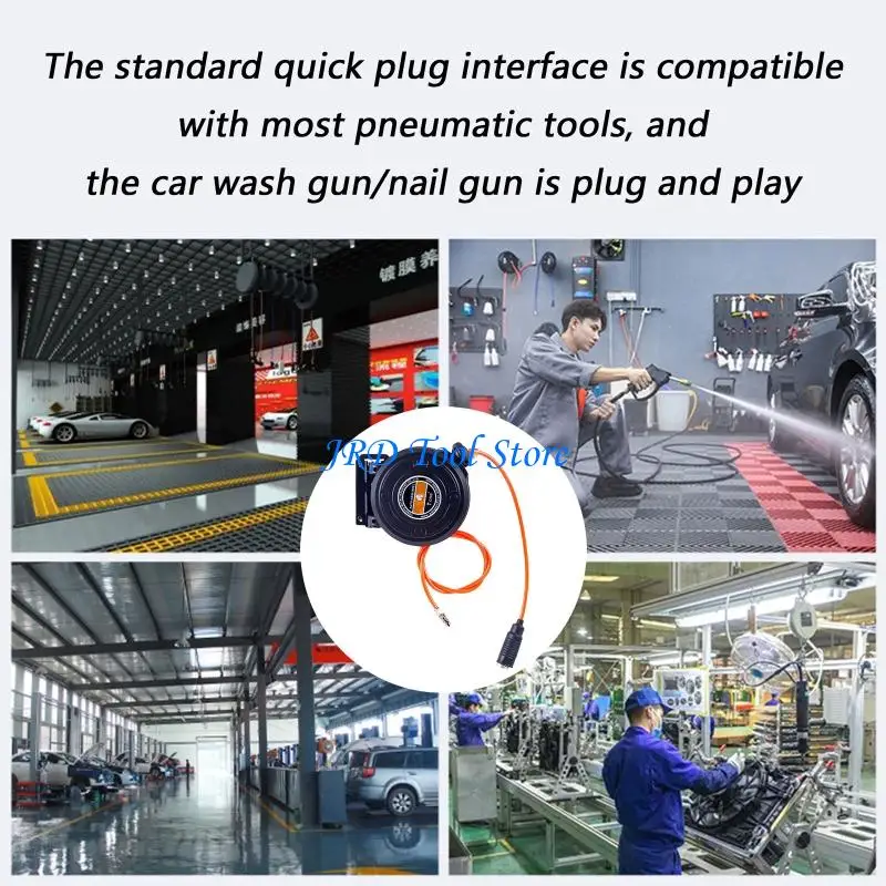 

A2UD Air Hose Reel Automatic Retractable Designs for Easy Tool Access in Workshops