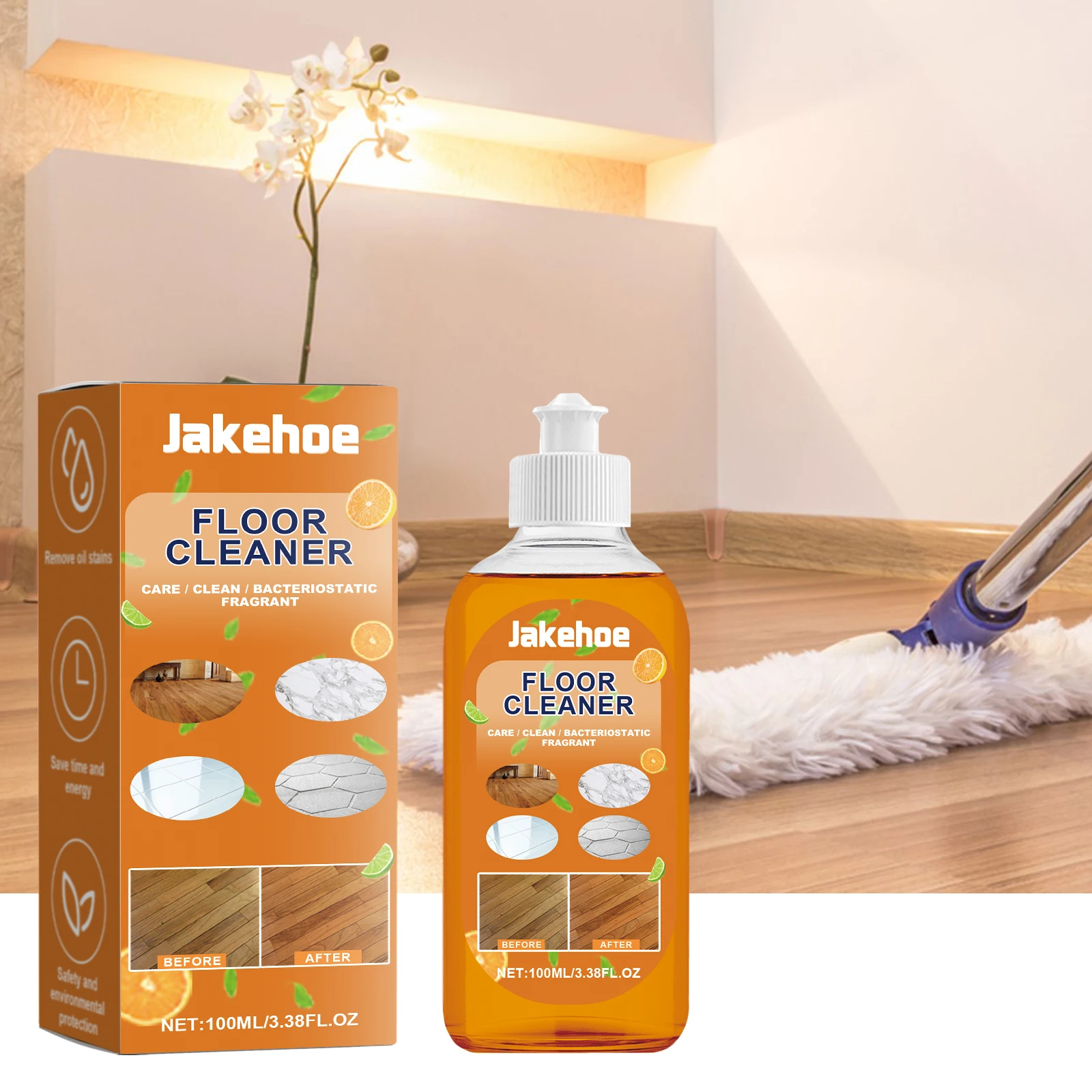 Hot Selling Ceramic Tile & Wood Floor Cleaning Antibacterial and Fragrance Retaining Multi Effect Floor Cleaning Solution