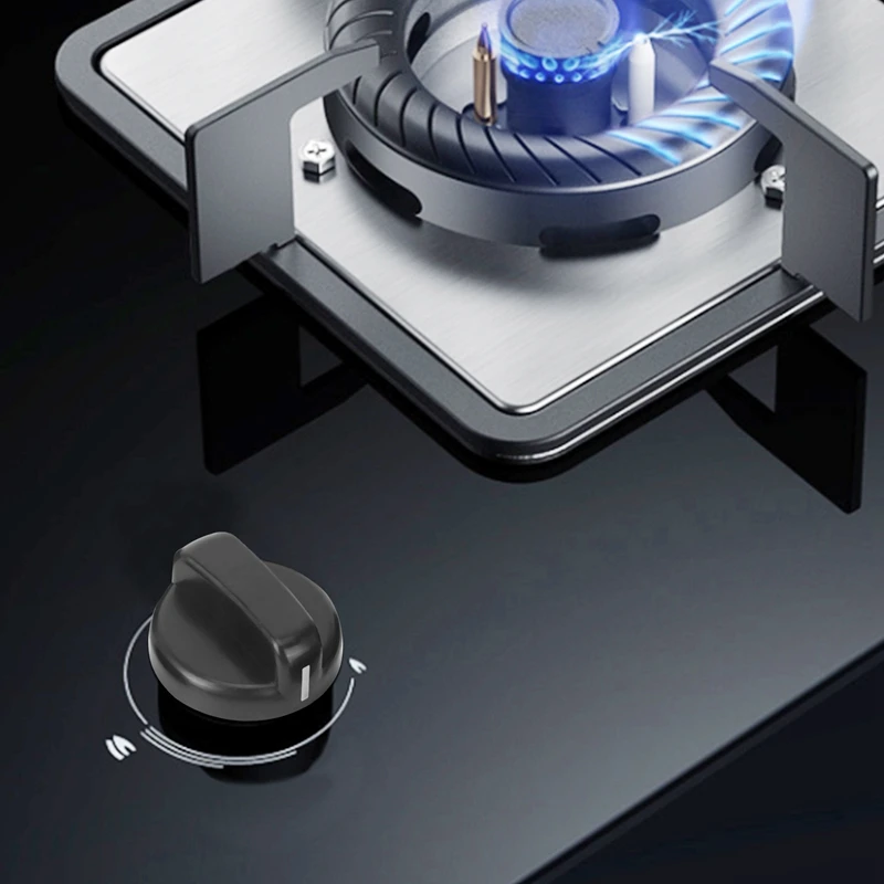 ガスコンロ用プラスチックノブ,キッチンアクセサリー,6個