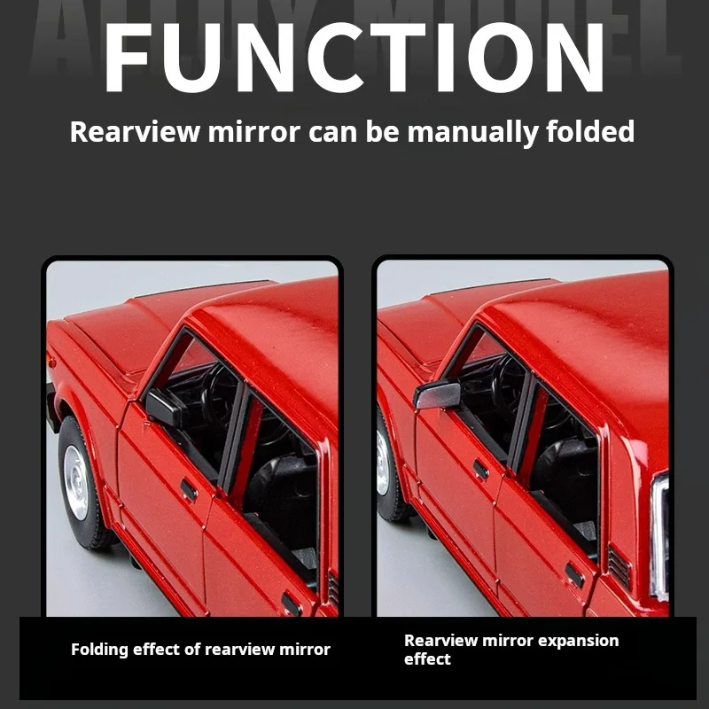 1/24 스케일 러시아 LADA 세단 합금 다이캐스트 클래식 자동차 모델 레트로 사운드 라이트 풀백 아이 선물 수집 장식 추천