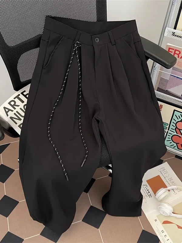 

Мужские летние брюки American Sle Casual: тонкие, прямые, для активного отдыха, широкие, свободного кроя, длинные, струящиеся