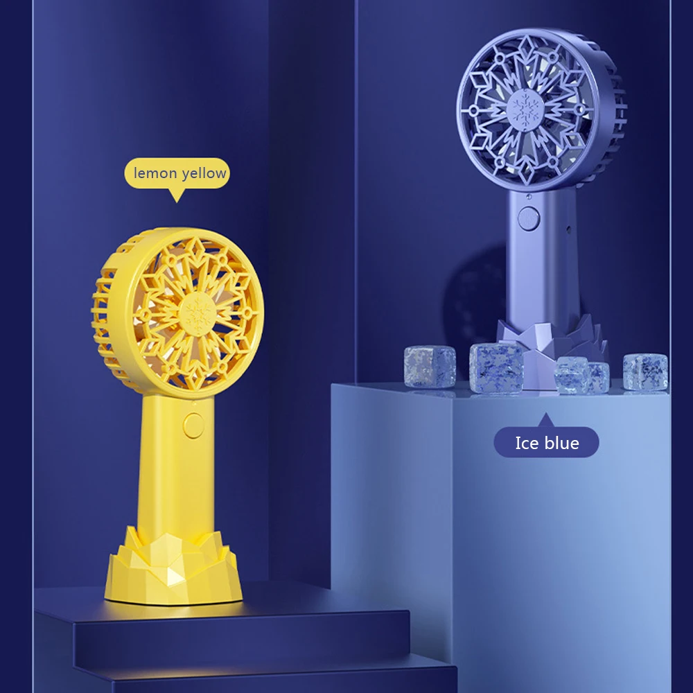 휴대용 데스크탑 이중 목적 선풍기, USB 충전, 베이스, 2 색 옵션, 패션 디자인, Abs 소재, 자연 바람