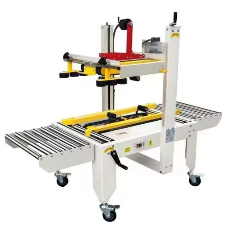 Adhesive Tape Sealing Machine and Strapping Machine Semi Automatic Packing Unit Customized