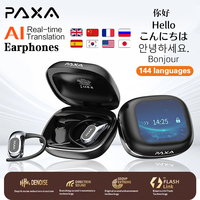 AI Translation PAXA Open Air Ultra 144 languages AI Real-time Translation Wireless Bluetooth Earphones Hi-Fi HD Calling Headset