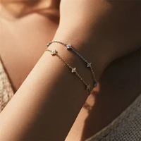 2026 New Crystal Flower Stainless Steel Bracelet Women Fashion Personality Korean Bracelet Jewelry Accessories Anniversary Gift - Image 5