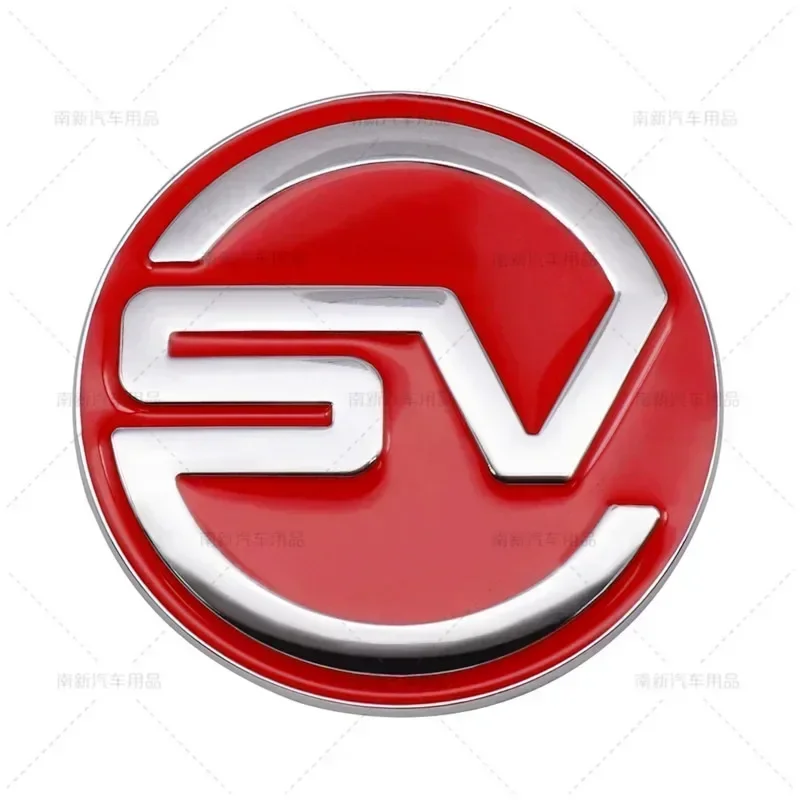 3D Metal SV Logo Car Rear Trunk Emblem Badge SVR Sticker Decals Accessories