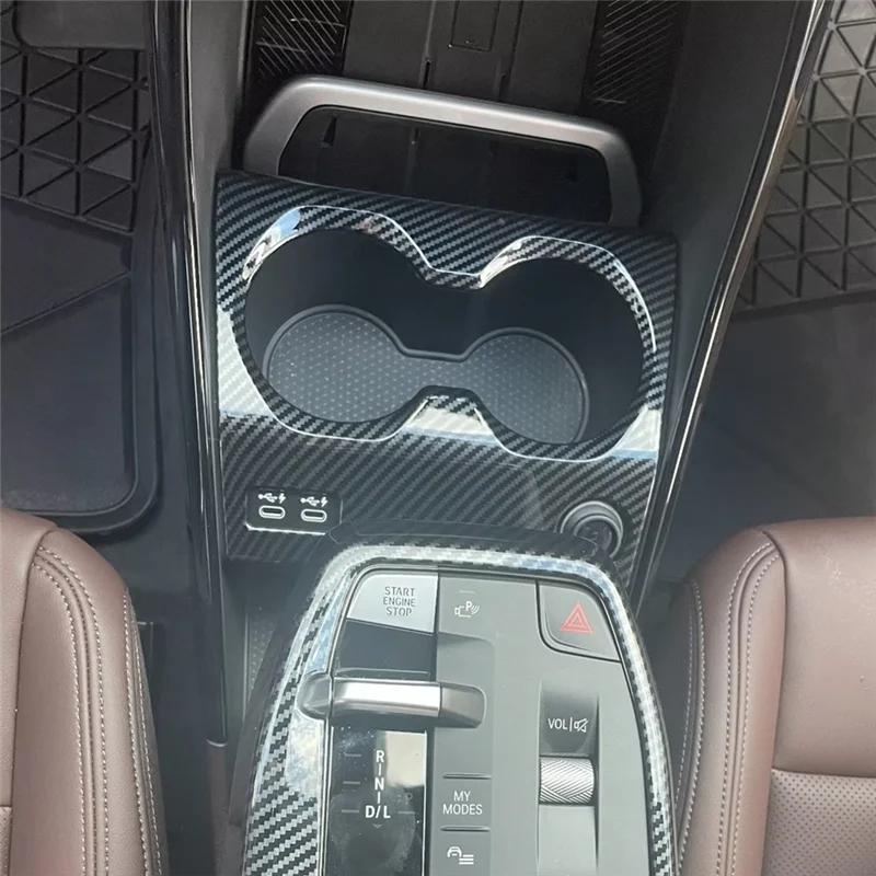 

Цельный держатель для стакана с водой с центральным управлением, накладка на панель, аксессуары для интерьера из АБС-пластика для BMW X1 U11 2023 2024