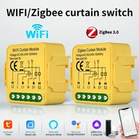 Tuya WiFi Zigbee Smart Curtain Switch Motorized Blinds Roller Shades Electric Motor Voice Control Alexa Google Home Smart Life