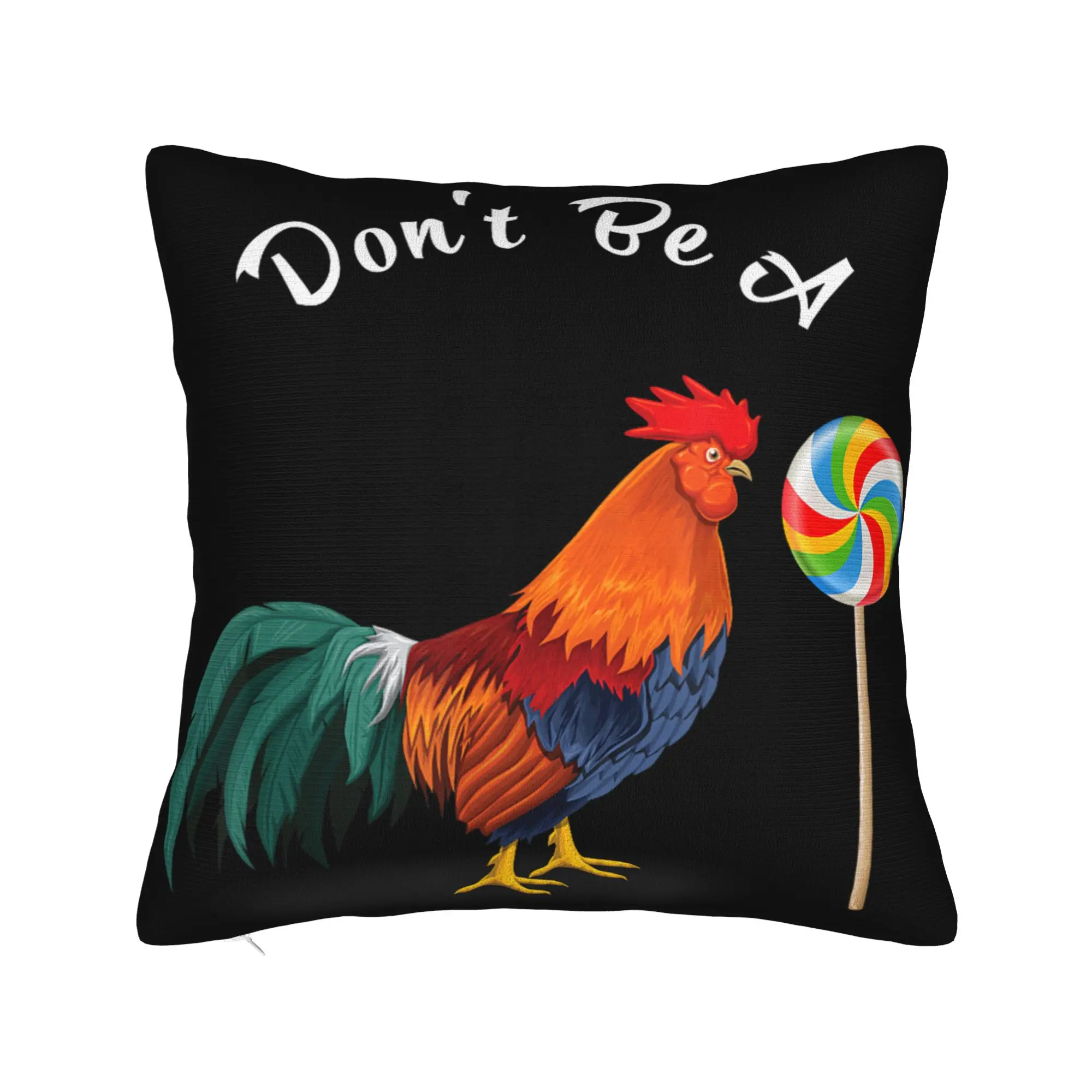 Don't Be A Sucker Funny Chicken Meme Pillowcase Stuff Printing Cushion Cover Decoration  Throw Pillow Case Cover Car Multi-Size