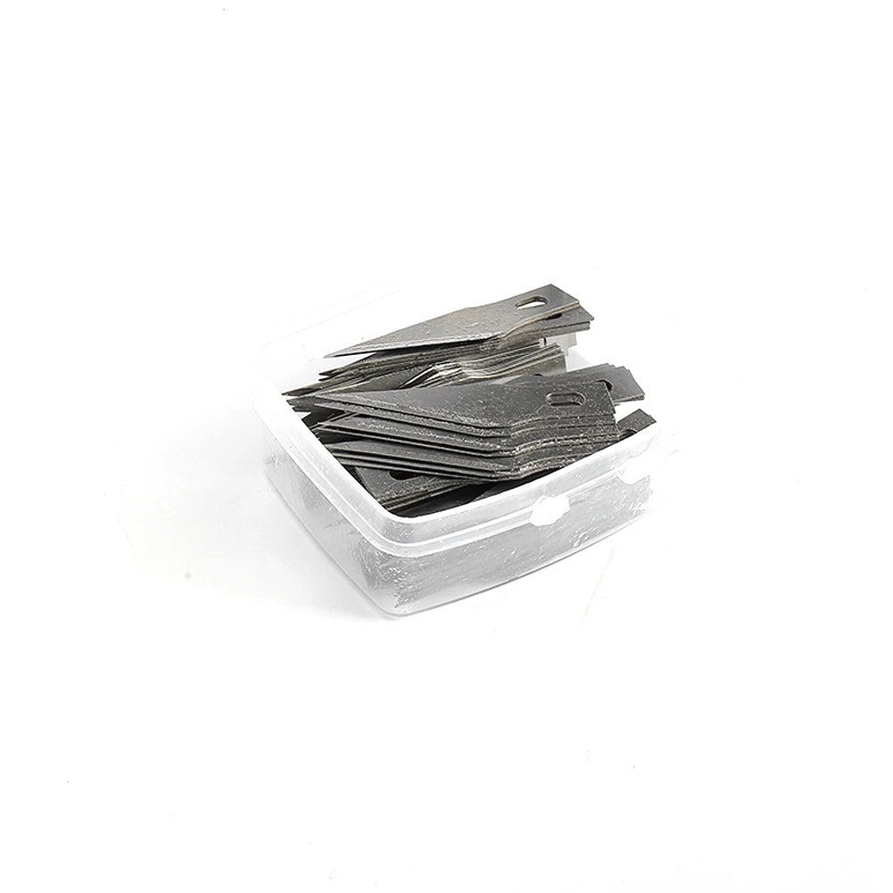 Lâminas de Gravura para Ferramenta X-acto Exaco Lâminas Gravadoras Sk5 Facas Artesanais para Celular Ferramentas Manuais de Reparo Pcb 50 Pcs 100 Pcs