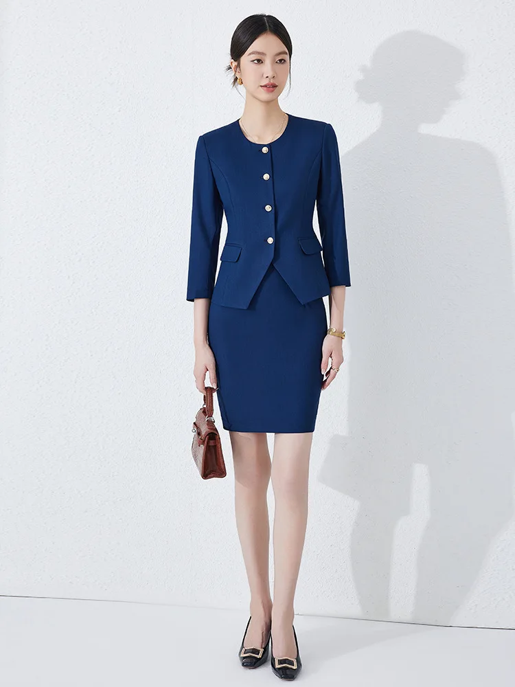 Professional workwear suit skirt for women in hotels, beauty salons, jewelry stores, for managers, store directors, sales staff,