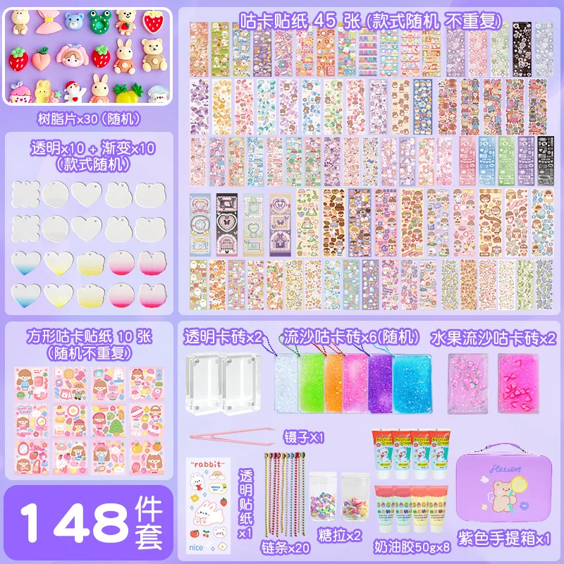 DIY Acrylic Plate 3D Sticker Biscuit Set Kpop Guka Polco Girl Stickers Idol Photo DIY Photocard Korean Stationery Album