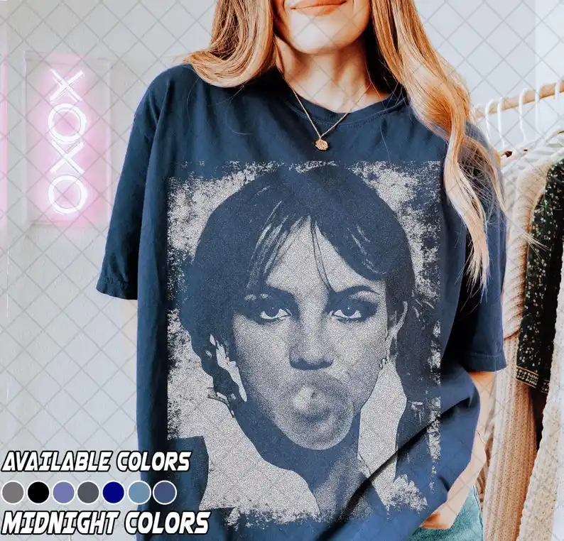 Britney Spears Bubble Gum Balloon T-shirt Vintage Britney Spears Oversized Men Women T-shirt Gift for Female Male Unisex Clothes