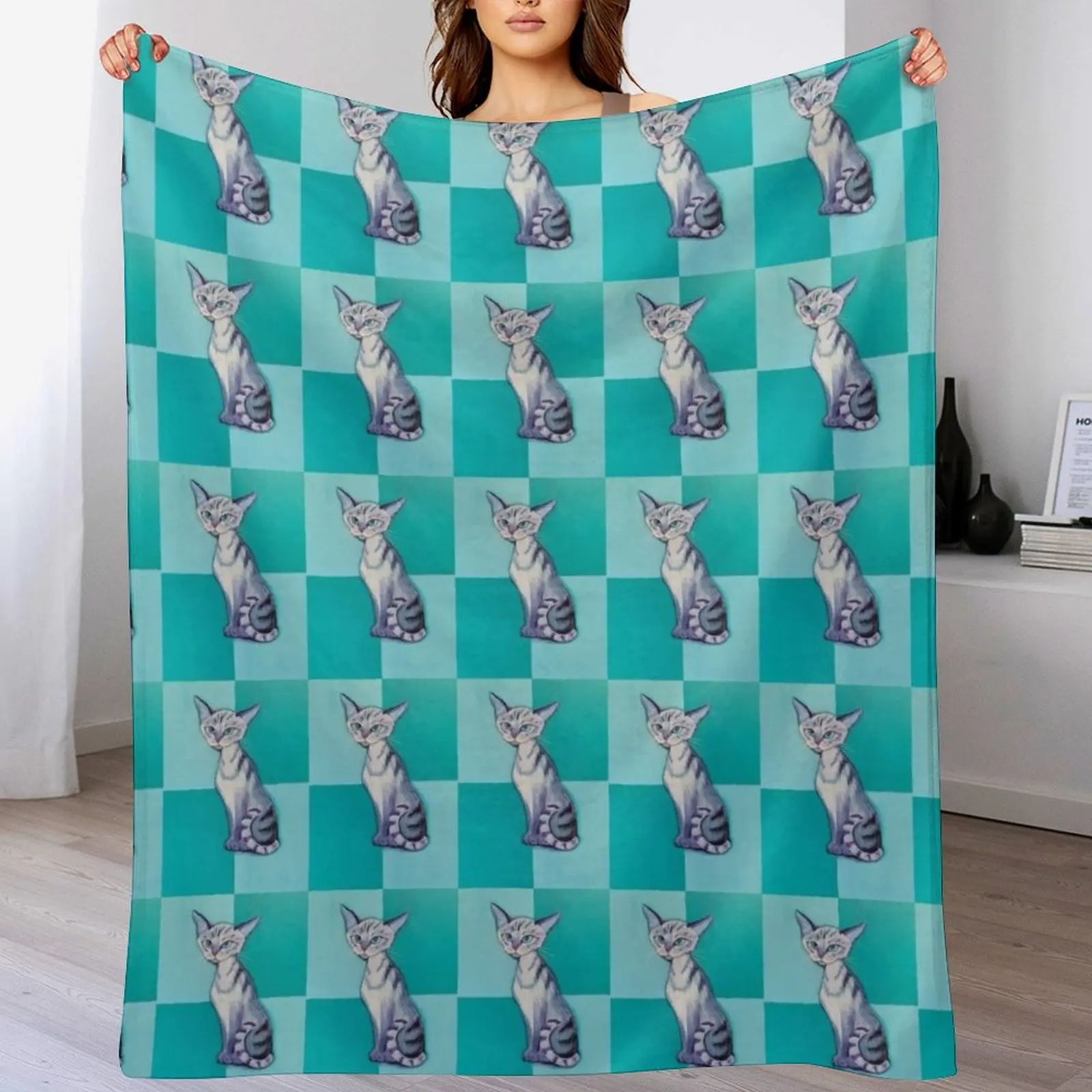 

Chiquita luxury kitty Throw Blanket No Pilling Soft Warm Blanket for Bed