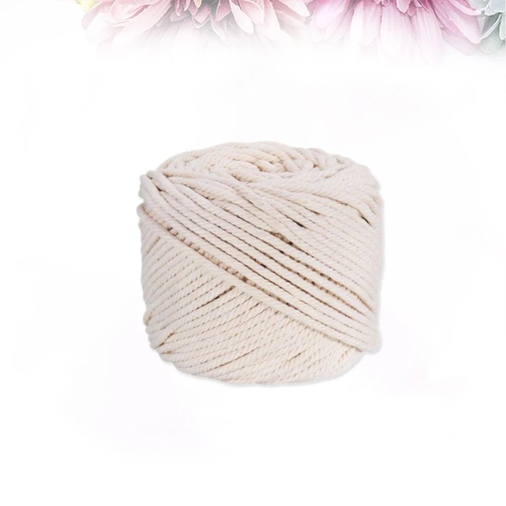 

100m Undyed Natural Cotton Rope Biodegradable Diy Handmade Decorations Macrame Wall Hangings Plant Hangers Bohemian Art Supplies
