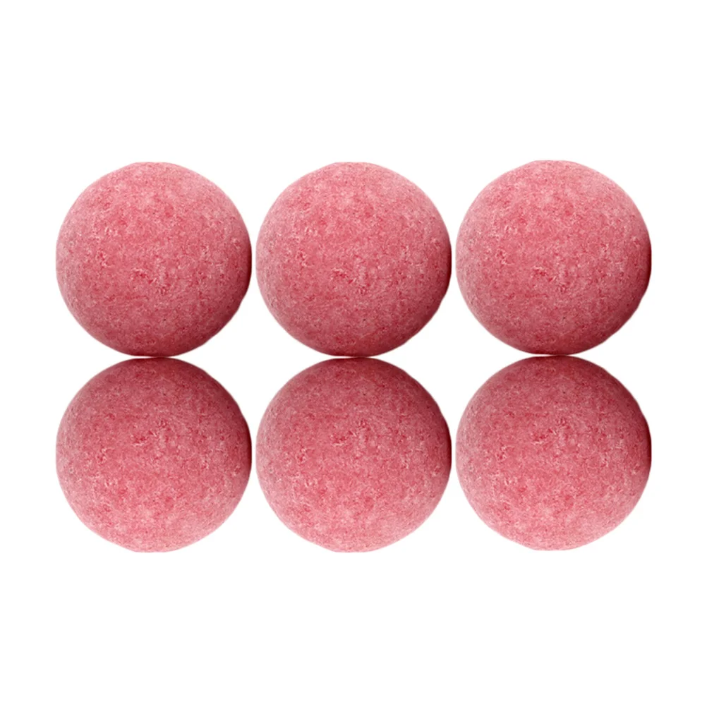 

8 pcs Mini Foosball Replacement Table Soccer Balls Durable Plastic Bright Red Proper Size Fit Any Game Table Toy Balls