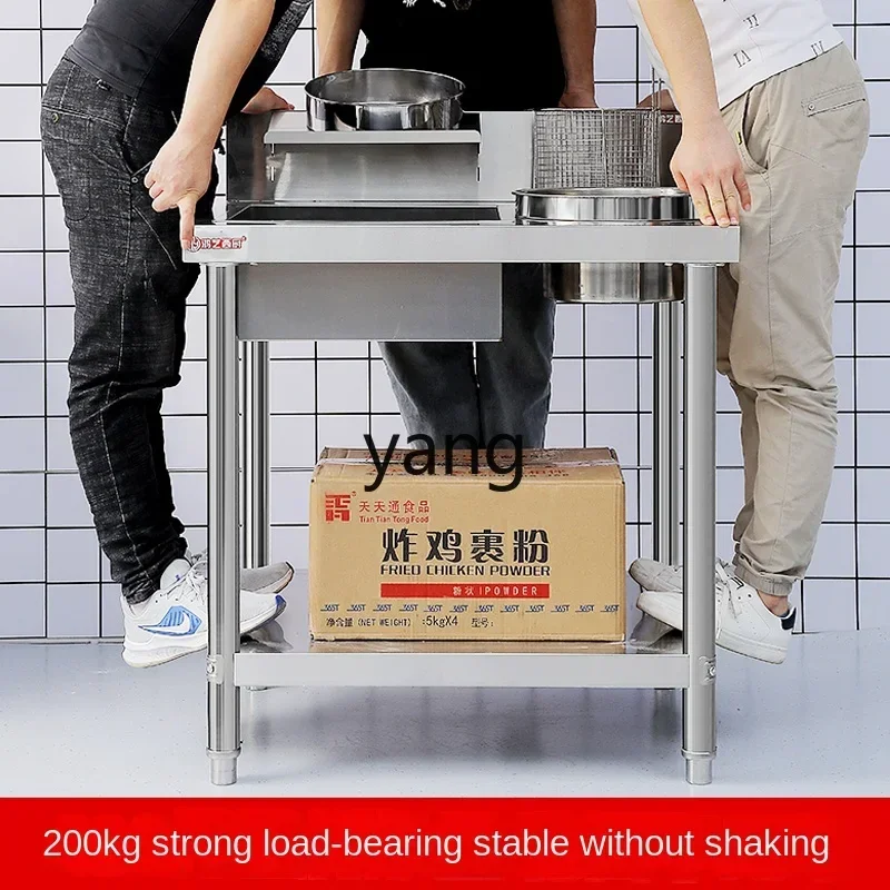 CX  powder wrapping table Commercial chicken chop wrapping machine Workbench Fried chicken burger shop equipment