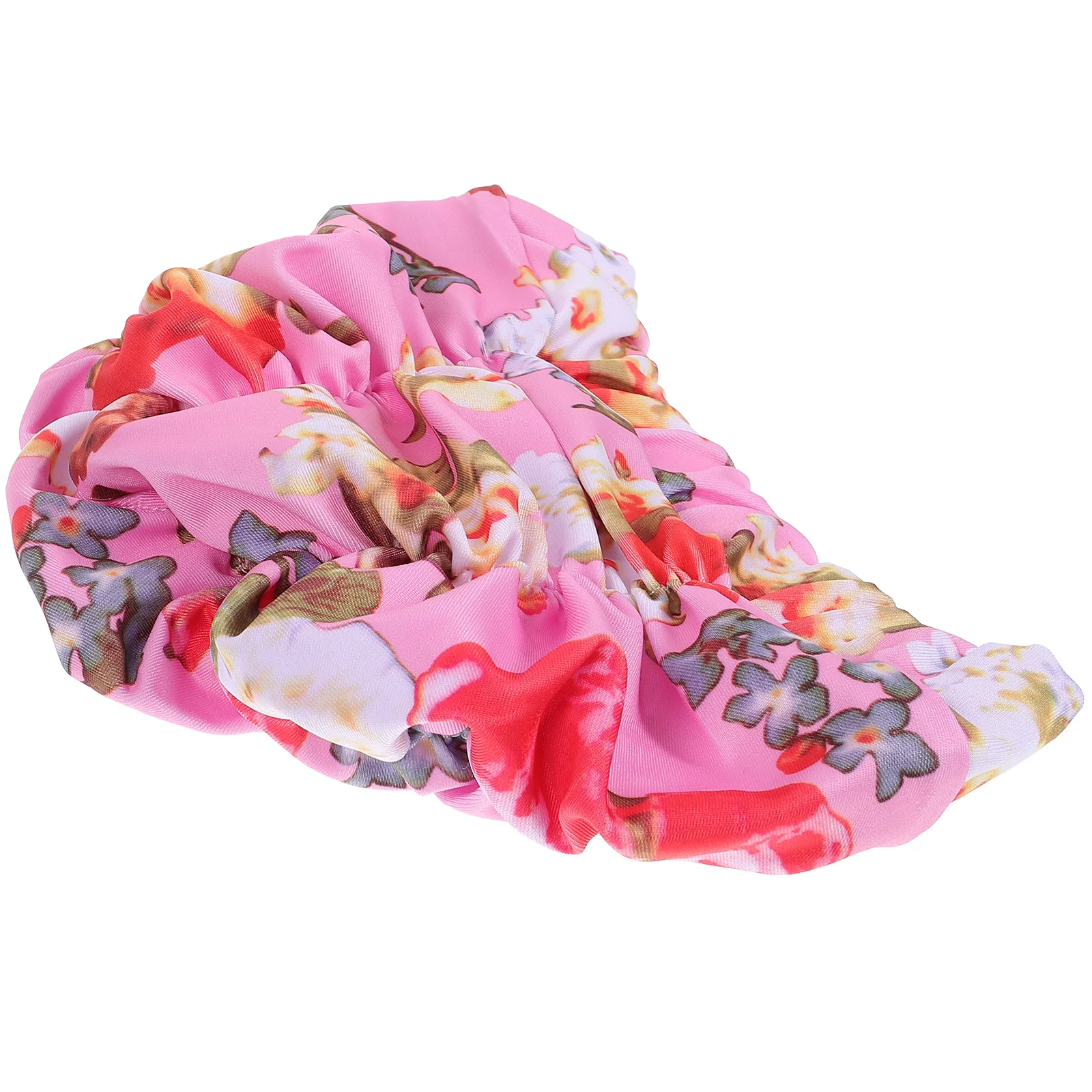 

Swimming Cap Hat for Women Cloth Long Hair Caps Elastic Nylon Easy Wear Women's