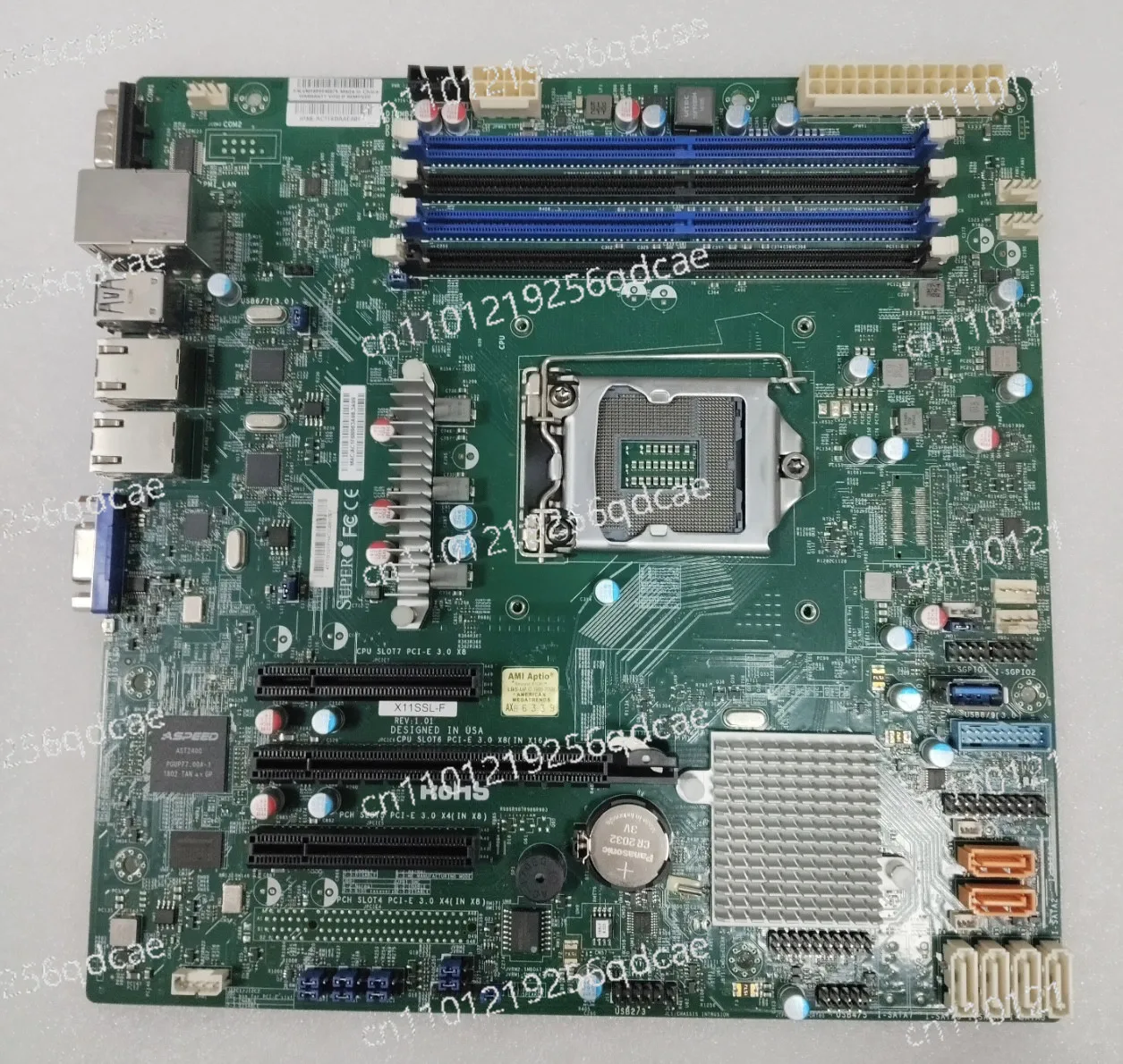 X11SSL-F server main board supports Intel E3-1200V5 1151-pin CPU