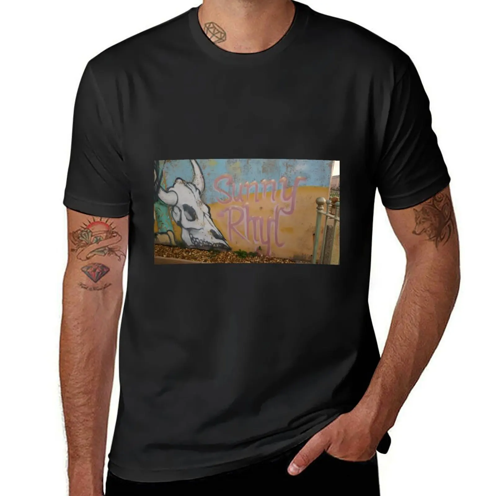 Sunny Rhyl Abandoned Seaside Memories T-Shirt funnys shirts graphic tees funny t shirts for men