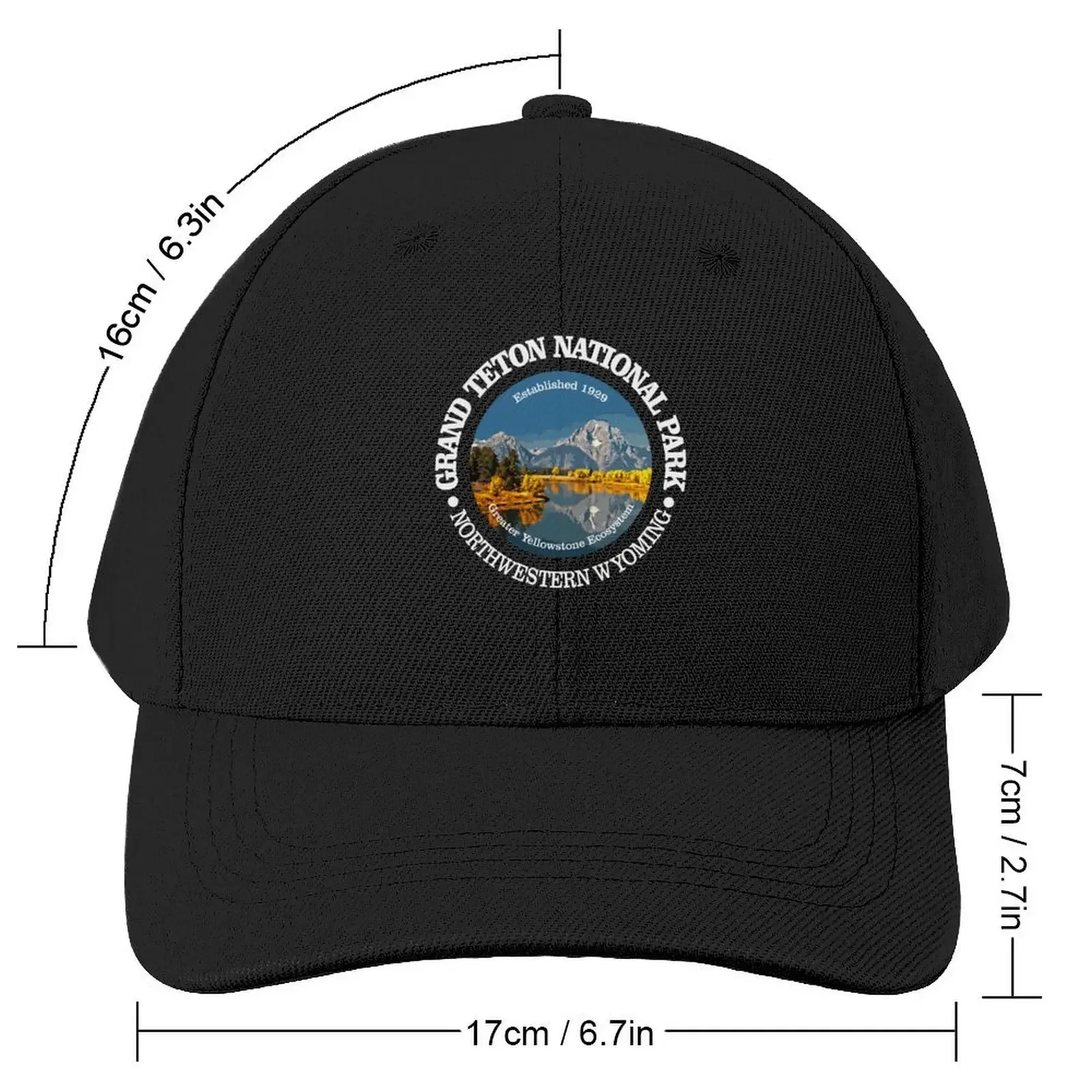 Grand Teton National Park (NP) Baseball Cap Beach fishing hat Hat Man Luxury Ladies Men's