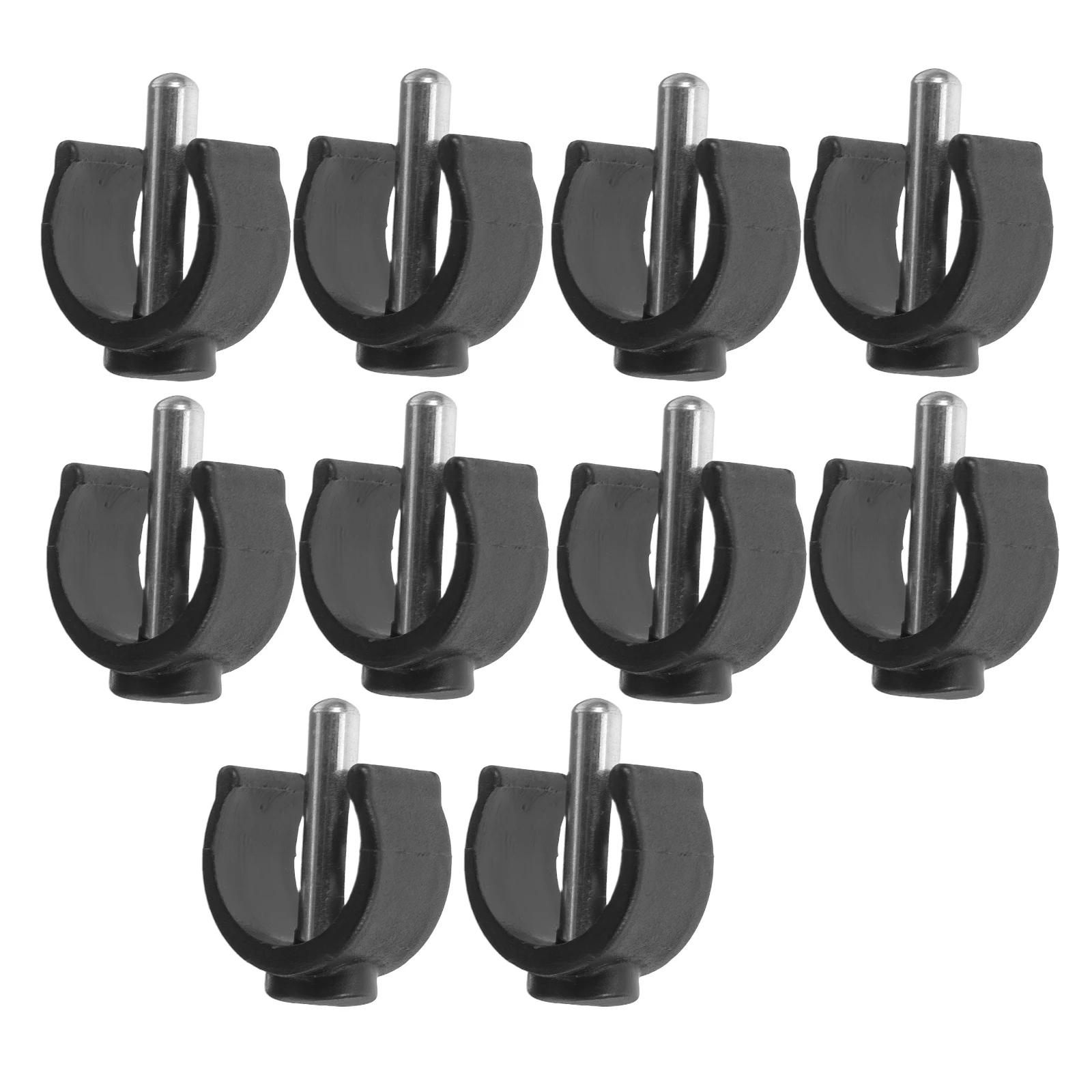 

10pcs Cane Holder Accessories Durable Walker Clamp Easy Installation Universal Compatibility Rolling Tube Clips