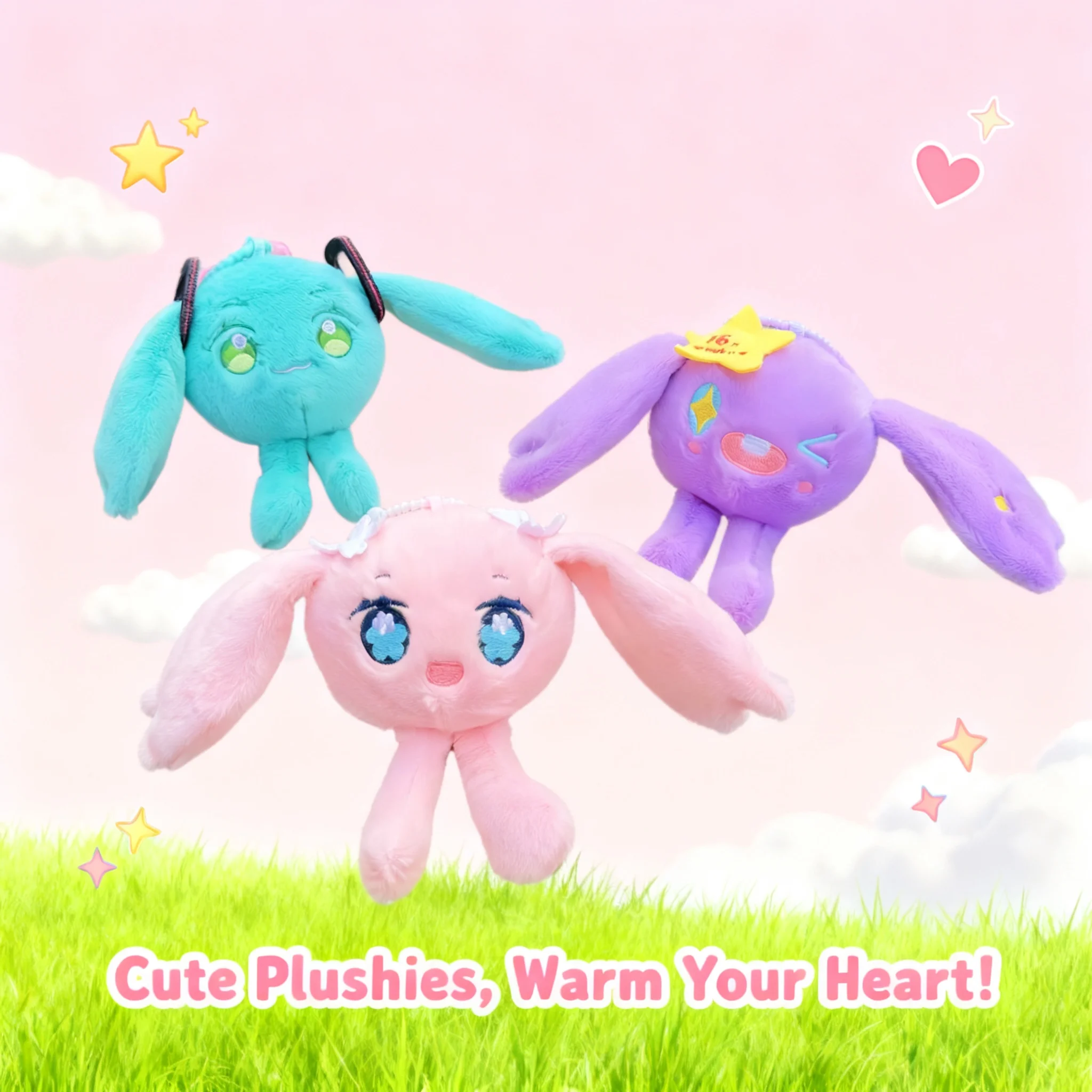 

New Miku Hatsune Plush Doll Keychain Cute Funny Anime Figure Bag Charm Pendant Stuffed Toy Accessory Hanging Ornament