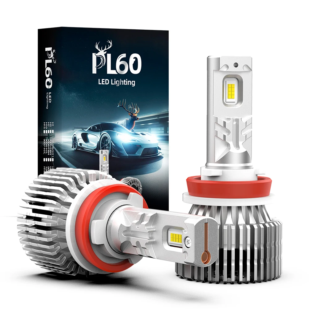 

NAOEVO PL60 H4 H7 H11 LED Headlight HB3 9005 HB4 9006 Canbus Led Bulbs 120W 12V High Power And High Brightness 2PCS