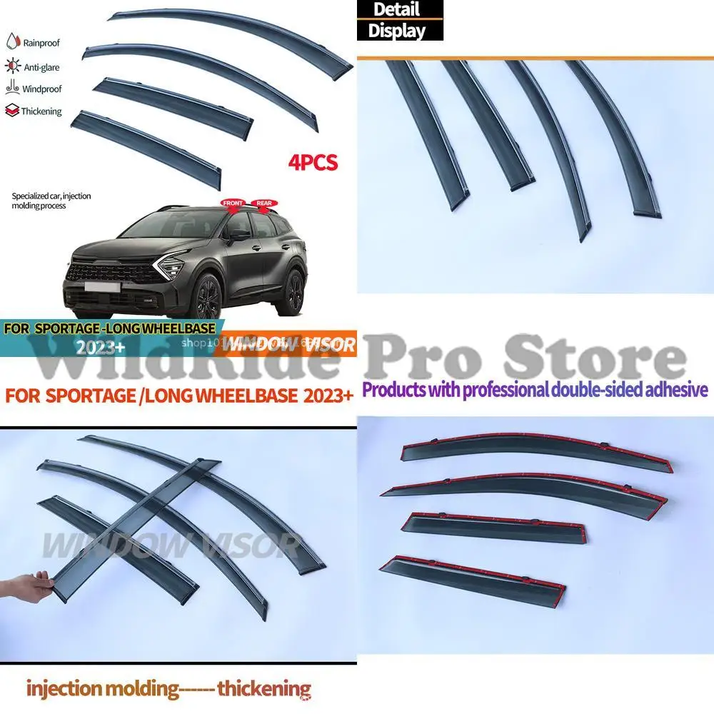 

1 комплект для KIA Sportage NQ5 LWB 2023 + оконный козырек от дождя