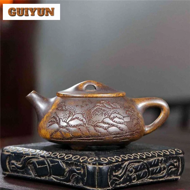 yfete-ing-theieres-en-argile-violette-theiere-en-pierre-faite-a-la-main-minerai-brut-four-a-dragon-bouilloire-a-boue-brulante-a-bois-avec-filtre-service-a-the-zisha-400ml