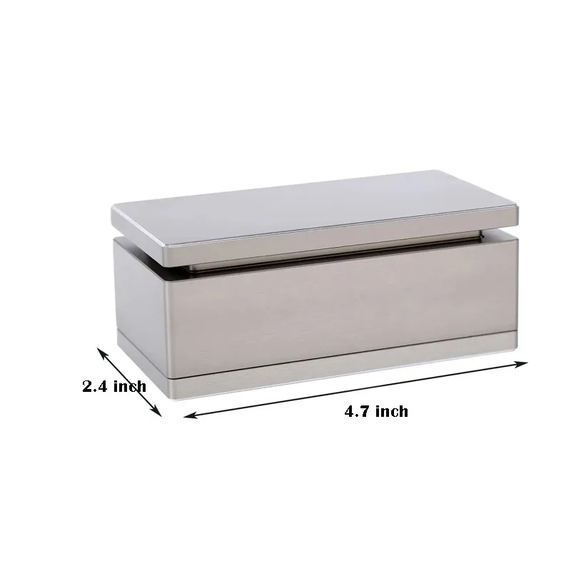 6061 Rectangular Anodized Aluminum Rosin Press Mold 2x4 Inch Pre-Press Mold For Rosin Press Mould Machine