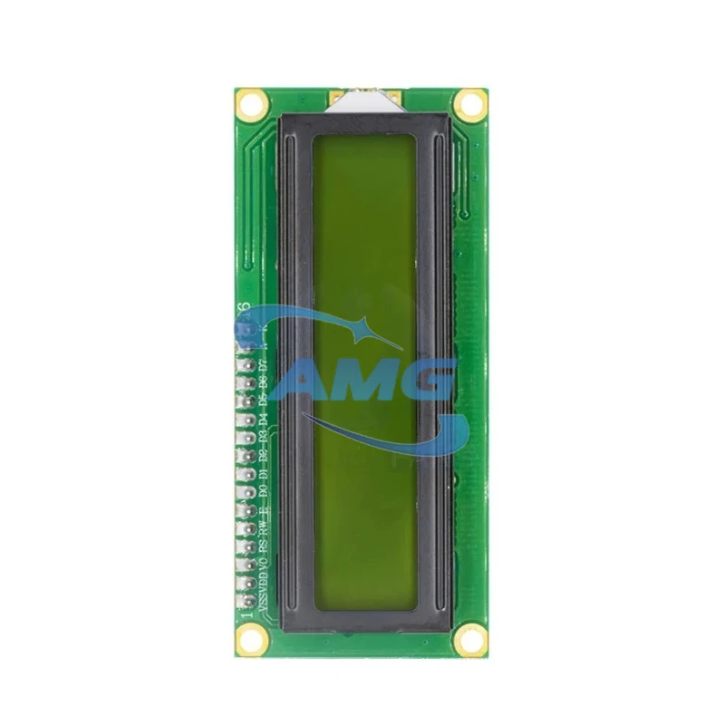 1 unidad LCD1602 1602 módulo LCD azul/amarillo verde Pantalla 16x2 caracteres pantalla LCD PCF8574T PCF8574 IIC I2C interfaz 5V para ardui