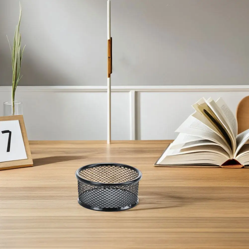 3Pcs Mesh Paper Clip Organizer Compact Desktop Storage Box Stationery Holder for Office School Mesh Storage Box