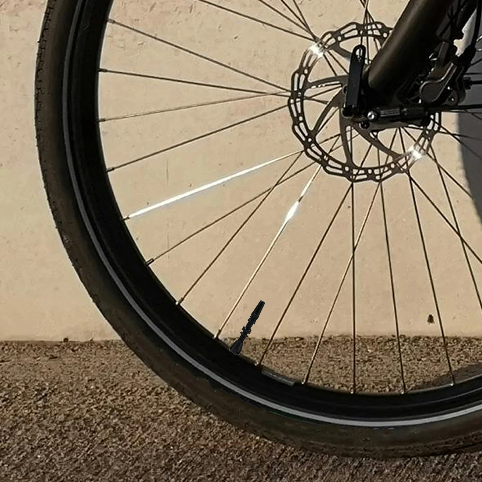 

1Set Bike Backflow Tire Valve Anti Leak Tubeless Stem Puncture Resistant Easy Install Bicycle Accessory Tubeless Valves Stems