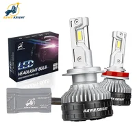 DAWN KNIGHT K9C H11 H7 H4 lámpara LED frontal muy potente para coche 6000K 4300K sistema de refrigeración eficiente H1 HB3 HB4 luces 12V 2 uds