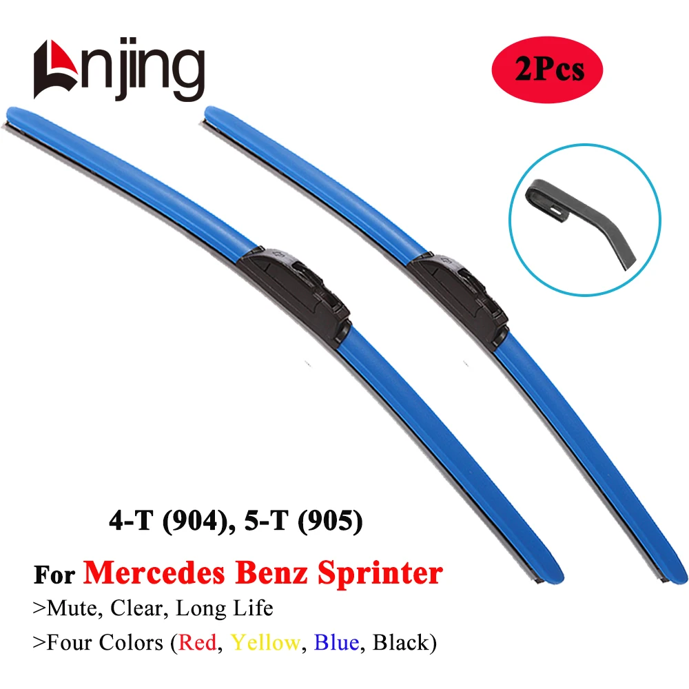 

LNJING Colorful Car Wiper Blade For Mercedes Benz Sprinter 4-T 904 5-T 905 Ribaltabile Kipper 1995 1998 2000 2003 2004 2005 2006