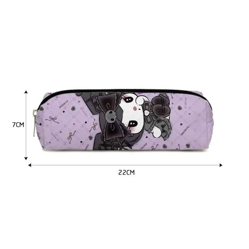 Stampa 3D periferiche Sanrio Kuromi zaino studente scuola borsa astuccio due pezzi Set borsa Mochila