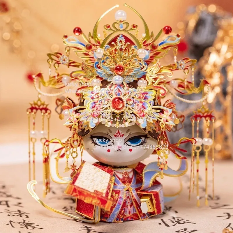 

Chinese Queen Mini Set Assembly and Production for Friends' Birthday Gifts