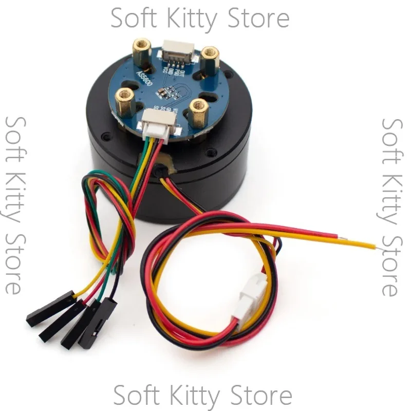 4015 Hollow Shaft BLDC Motor - High Torque External Rotor with AS5600 Magnetic Encoder (I2C Support) for Robotics & Gimbal
